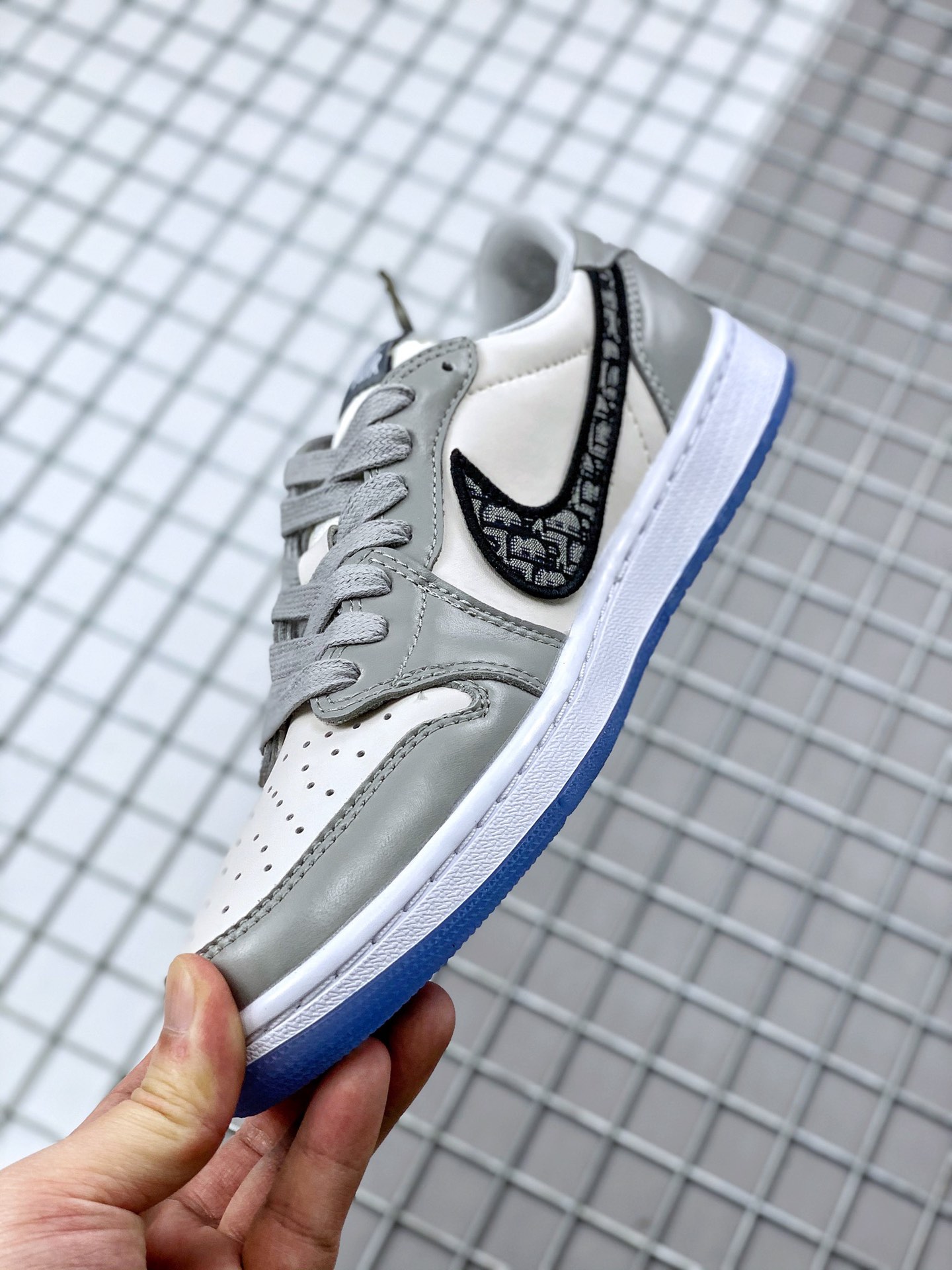Jordan/Air Jordan [Original Real Mark] AJ1 Jo1Nike x Air Jordan 1 High OG Ã¢â‚¬Å“Light BoneÃ¢â‚¬Â item number: AA3834 623 Jo1 Dior High Gang Joint 36-459 - Image 3